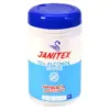 Вологі серветки Janitex з вмістом спирту 75 % (80шт) Турція