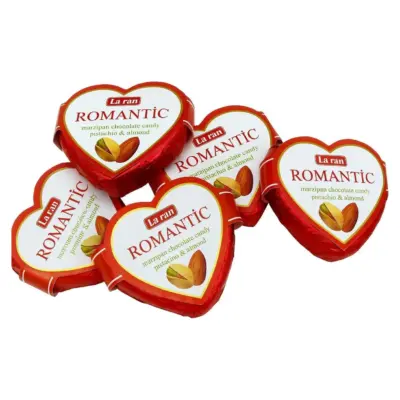 Иналіки La Ran Romantic марципан з мигдалем і фісташкою 1 кг (24 шт.)