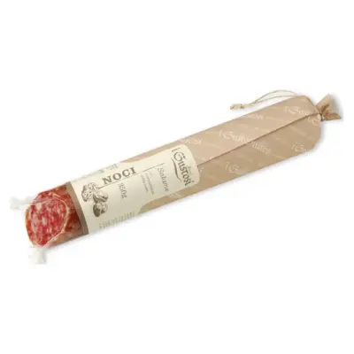 Ковбаса Салямі з волоським горіхом Villano salame delicato con noci 380 г Італія