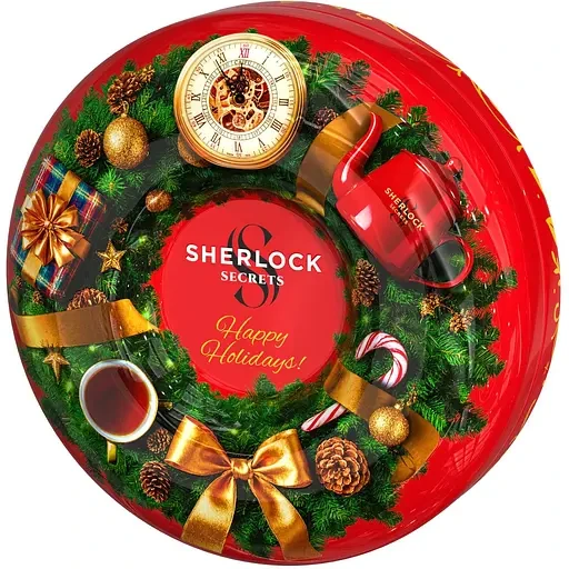 Чай чорний листовий Щасливі свята Sherlock Secrets 80 г