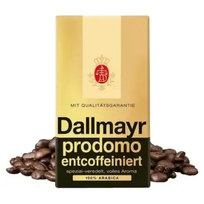 Кава в зернах БЕЗ КОФЕЇНА Dallmayr Prodomo Entcoffeiniert 100% арабіка Німеччина 500г
