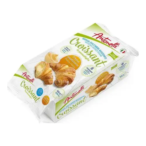 Круасані БЕЗ САХАРА із заварним кремом Antonelli Croissant 252 г Італія