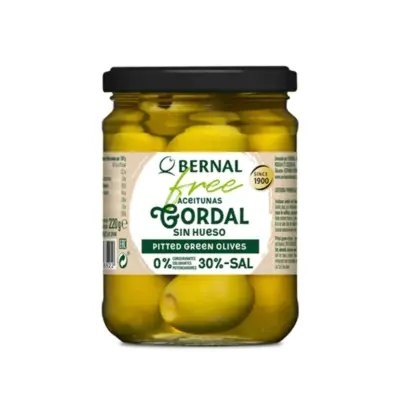 Оливки-гігант без кісточки БЕЗ УКСУСА Bernal Gordal Sin Hueso 436/220 Іспанія