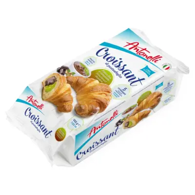 Круасани із шоколадно-фісташковим кремом Antonelli Croissant Pistachio e cioccolatato 225 г Італія