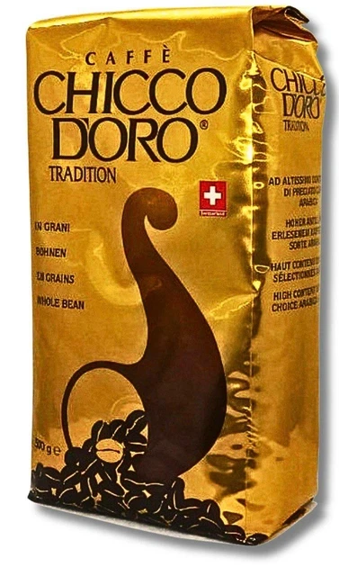 Кава у зернах Chicco D'Oro Tradition 100% Арабіка 500г Швейцарія
