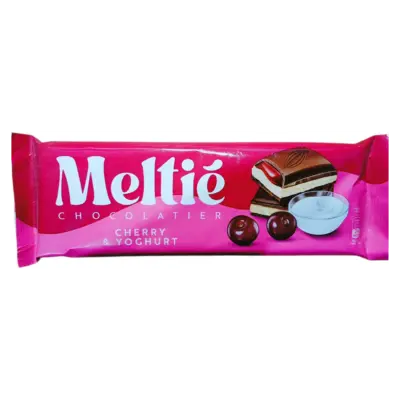 Шоколад молочний з вишневим джемом та йогуртом Meltie Cherry&Yoghurt 235г Польща