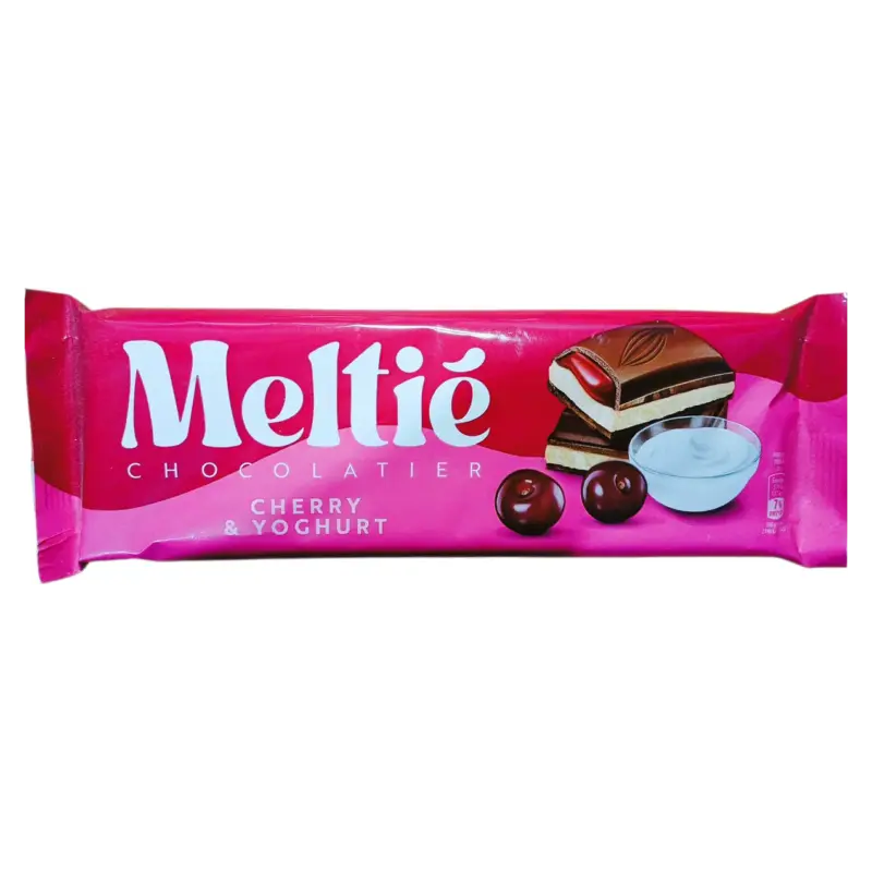 Шоколад молочний з вишневим джемом та йогуртом Meltie Cherry&Yoghurt 235г Польща