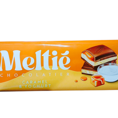 Шоколад молочний з карамеллю та йогуртом Meltie Caramel&Yoghurt 235г Польща
