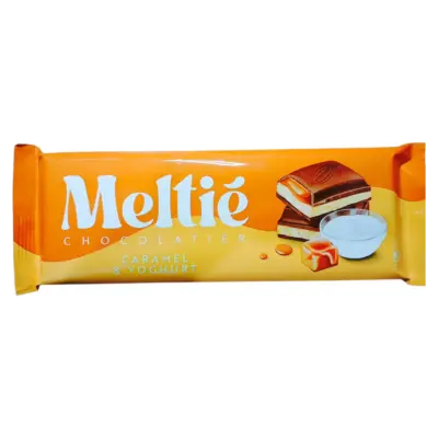 Шоколад молочний з карамеллю та йогуртом Meltie Caramel&Yoghurt 235г Польща