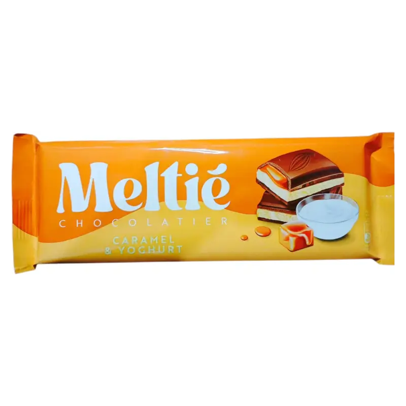 Шоколад молочний з карамеллю та йогуртом Meltie Caramel&Yoghurt 235г Польща