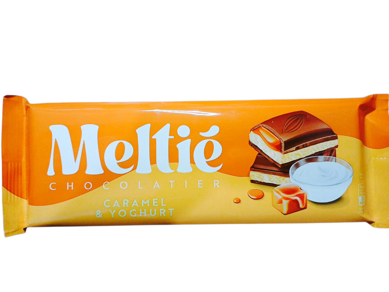 Шоколад молочний з карамеллю та йогуртом Meltie Caramel&Yoghurt 235г Польща