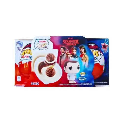 Шоколадні яйця Kinder Joy Stranger Things 3*20 г