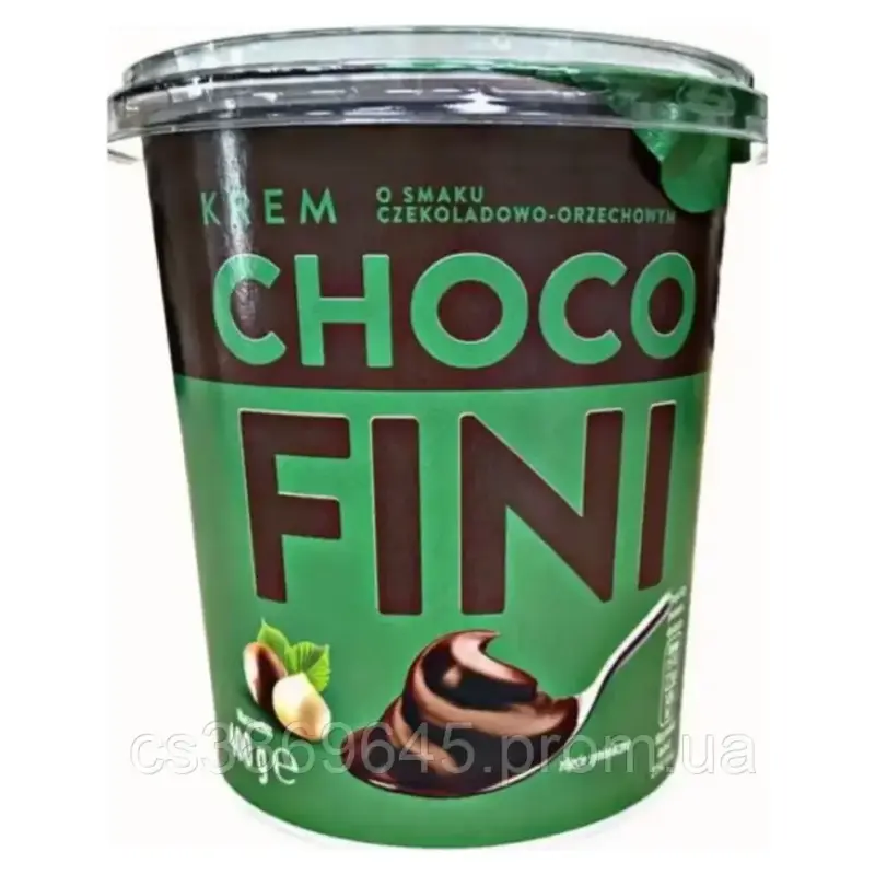 Шоколадно-горіховий крем (паста) Chocofini (Чокофіні) Польща 400 г
