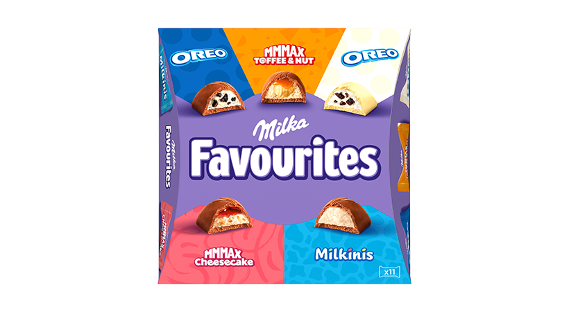 Набір шоколадних виробів від Milka Favourites 95г Німеччина