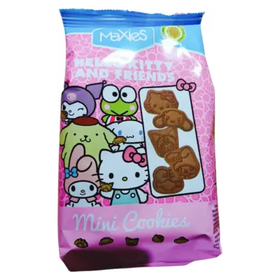 Печиво-міні дитяче Maxies Mini Cookies Hello Kitty 100г Іспанія