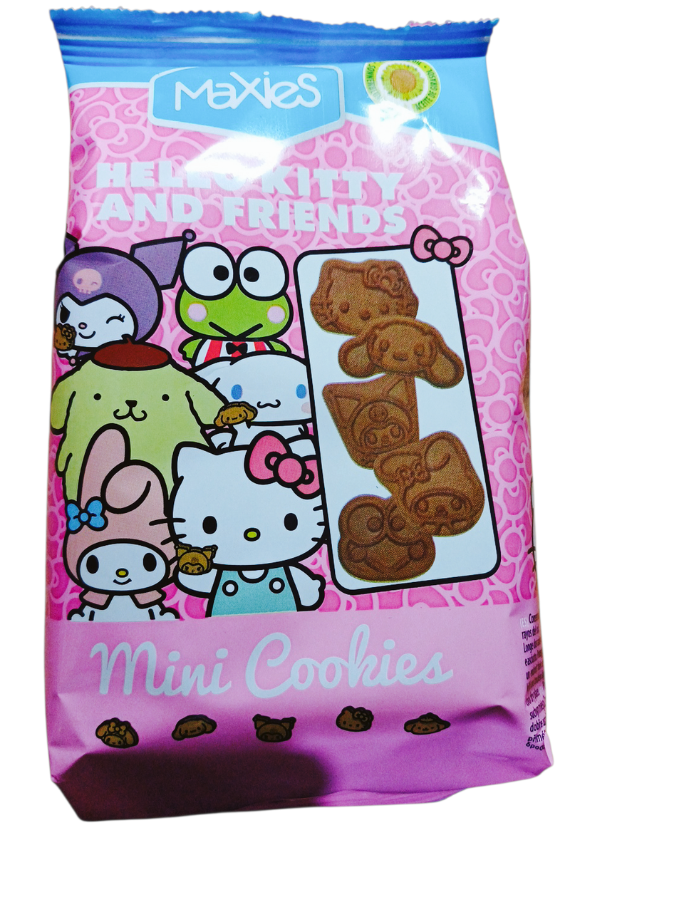 Печиво-міні дитяче Maxies Mini Cookies Hello Kitty 100г Іспанія
