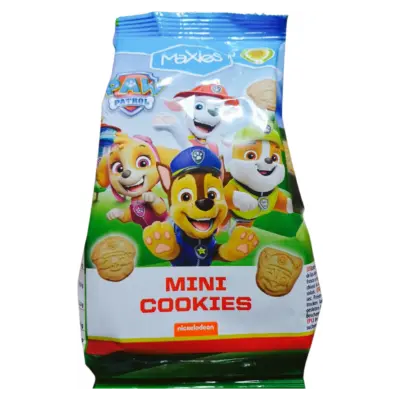 Печиво міні дитяче Щенячий Патруль Maxies Mini Cookies Paw Patrol 100г Іспанія