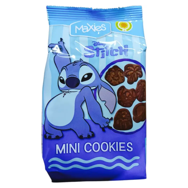 Печиво-міні дитяче Maxies Mini Cookies Stitch 100г Іспанія