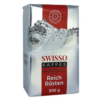 Кава мелена Swisso Kaffe Reich Rösten 100% Арабіка 500 г Німеччина