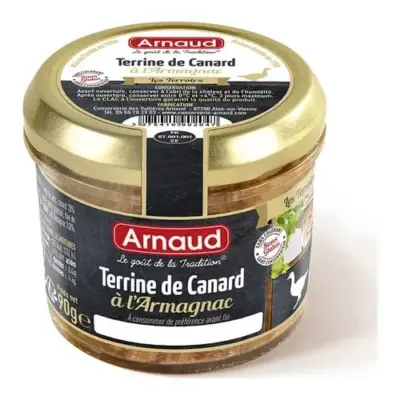 Паштет з м'яса качки з арманьяком Arnaud Terrine de Canard 180г Франція