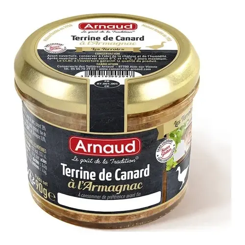 Паштет з м’яса качки з арманьяком Arnaud Terrine de Canard 180г Франція