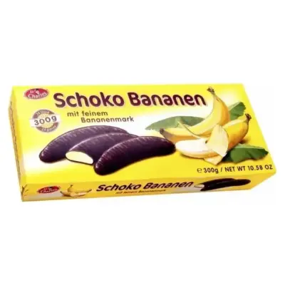Цукерки шоколадні Schoko Bananen (з банановою начинкою) Sir Charles Австрія 300 г