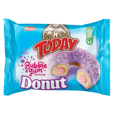 Кекс (донат) у глазурі зі смаком Babble Gum Elvan Today Donut Babble Gum 50г Туреччина