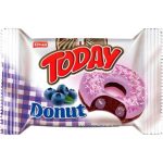 Кекс (донат) у глазурі зі смаком полуниці Elvan Today Donut Blueberry 50г Туреччина