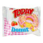 Кекс (донат) у глазурі зі смаком полуниці Elvan Today Donut Blueberry 50г Туреччина