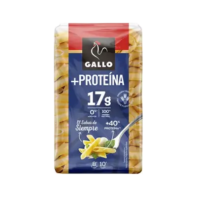 Макаронні вироби перо з протеїном Gallo+Proteina Plumas 400 г Іспанія