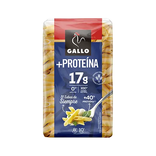Макаронні вироби перо з протеїном Gallo+Proteina Plumas 400 г Іспанія