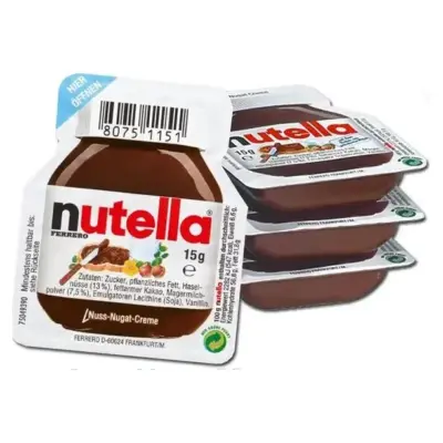 Шоколадно-горіхова паста з лісовим горіхом Nutella 15г Італія