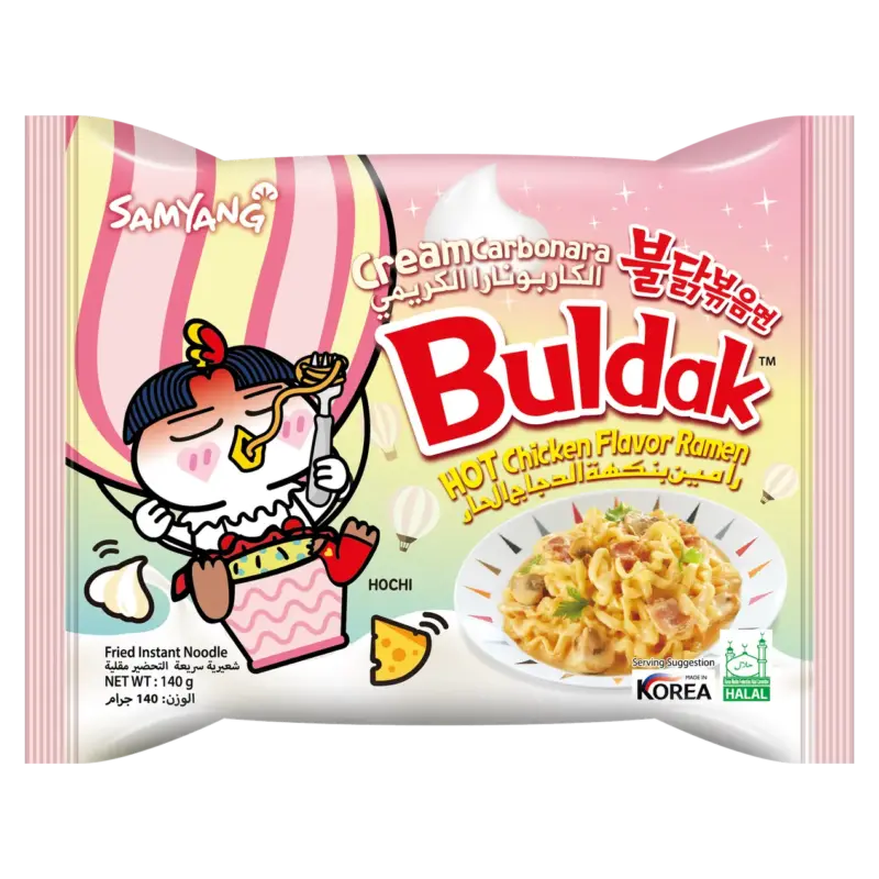Локшина швидкого приготування зі смаком гострої курки Samyang Buldak 2xSpicy Hot Chicken Flavor Ramen 140г Південна Корея