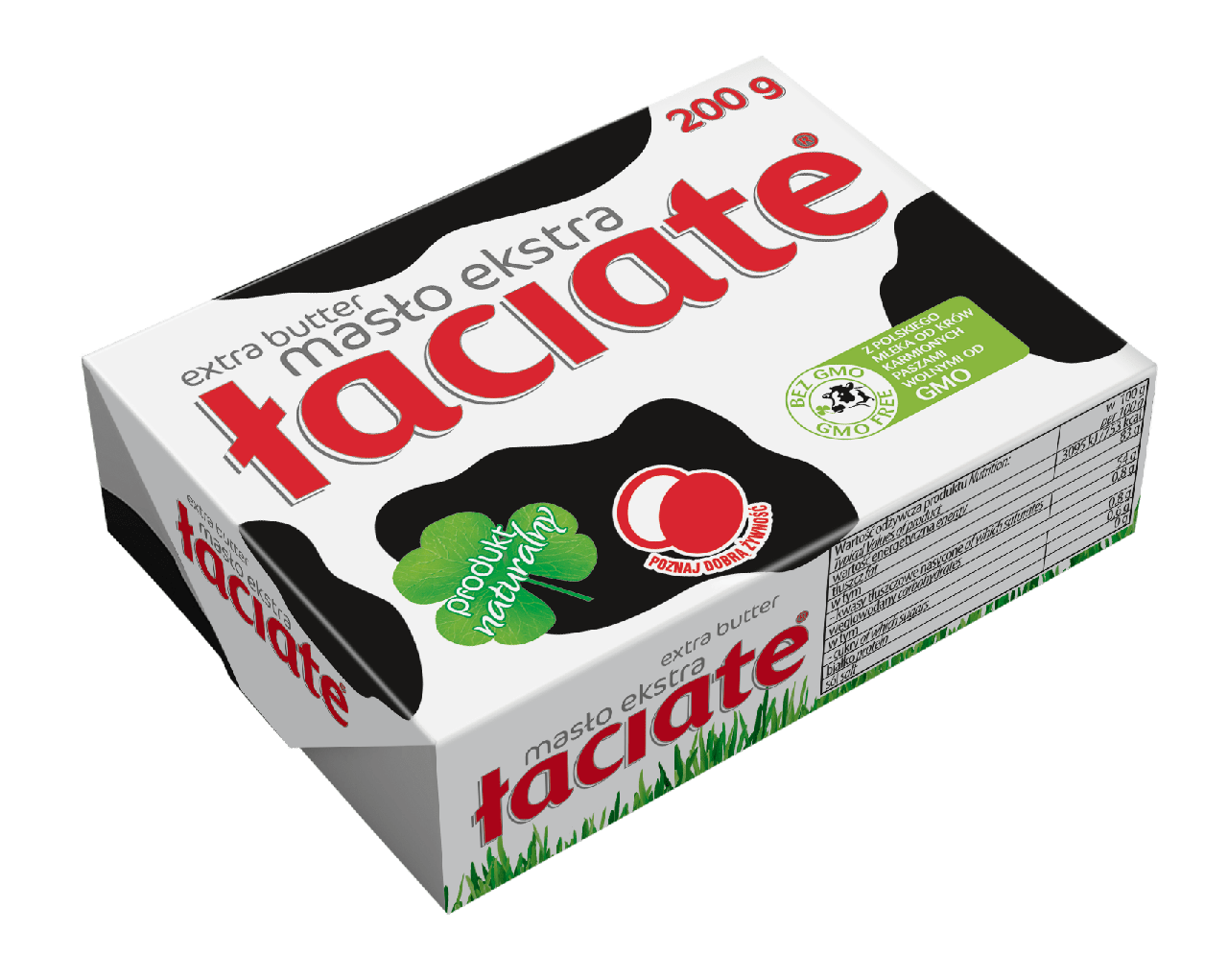 Масло вершкове Laciate Extra 83% 200 г Польща