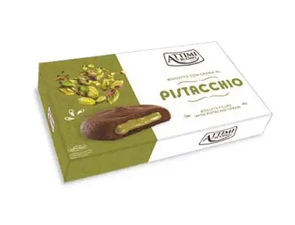 Пісочне печиво з фісташковим кремом Attimi di Buono Cuor di Pistacchio 100г Італія
