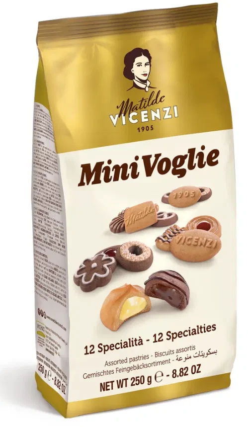 Печиво Італійське Асорті Matilde Vicenzi Mini Voglie 250 г Італія