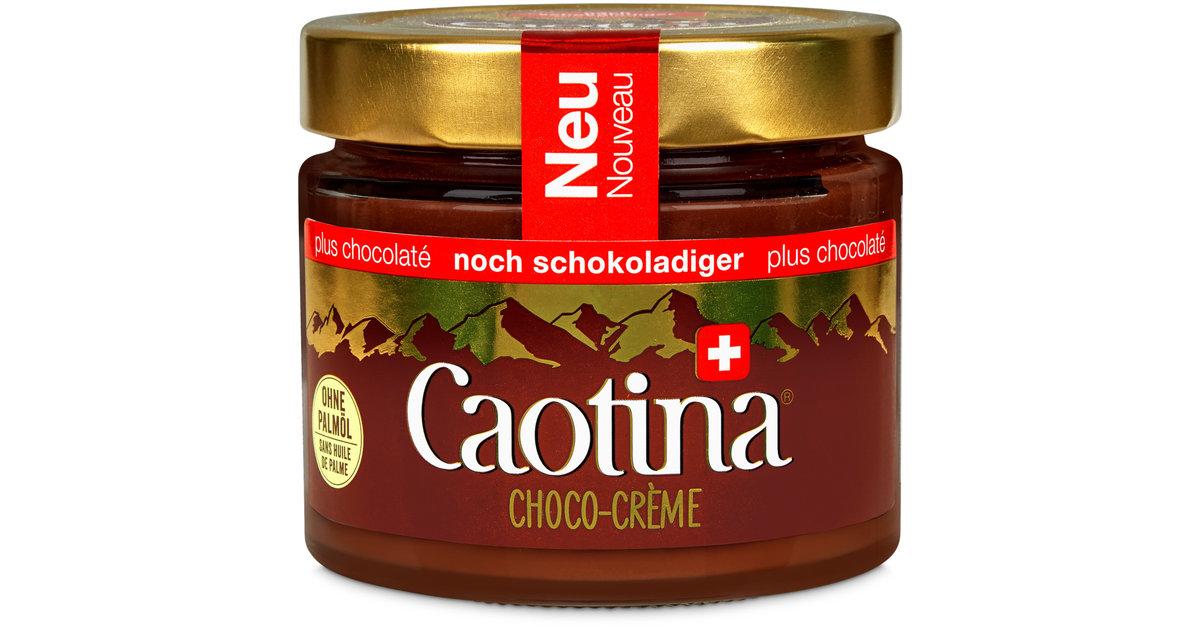 Шоколадний крем БЕЗ ПАЛЬМОВОГО ОЛІЇ Caotina Choco-Creme 300г Швейцарія