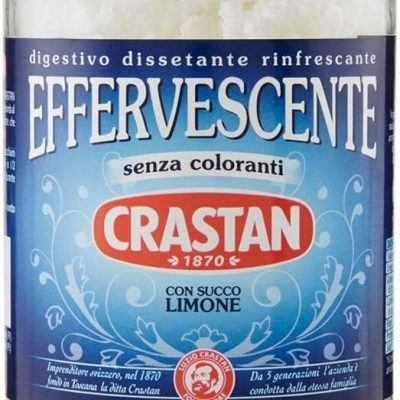 Шипучий гранульований напій із лимонним соком Crasten Effervescente Con Succo Limon 100г Італія