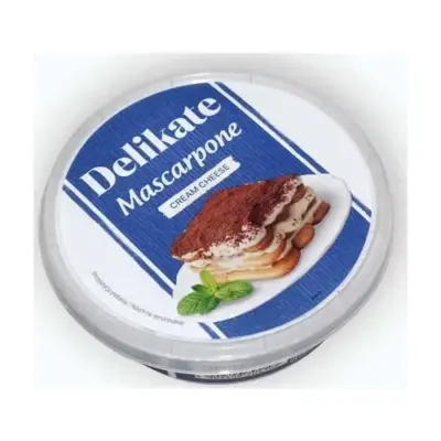 Сыр Маскарпоне Mascarpone Delikate ser śmietankowo-kremowy  250г Польша