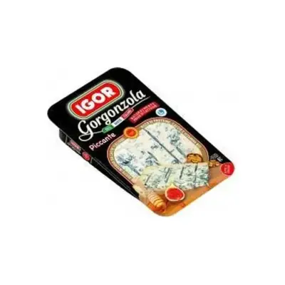 Сир м'який з блакитною пліснявою Горгонзолу Igor Gorgonzola Piccante 100г Німеччина
