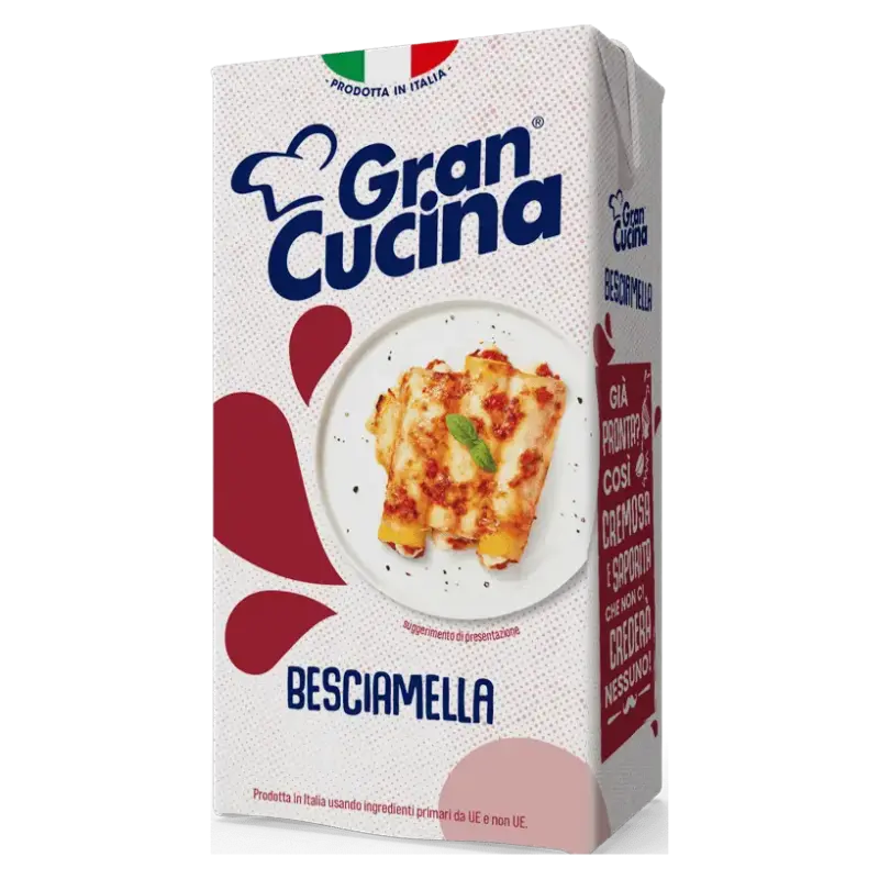 Рослинний соус бешамель Gran Cuccina Besciamella 500г Італія