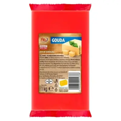 Сир напівтвердий Гауда Pilos Gouda 1кг Польща