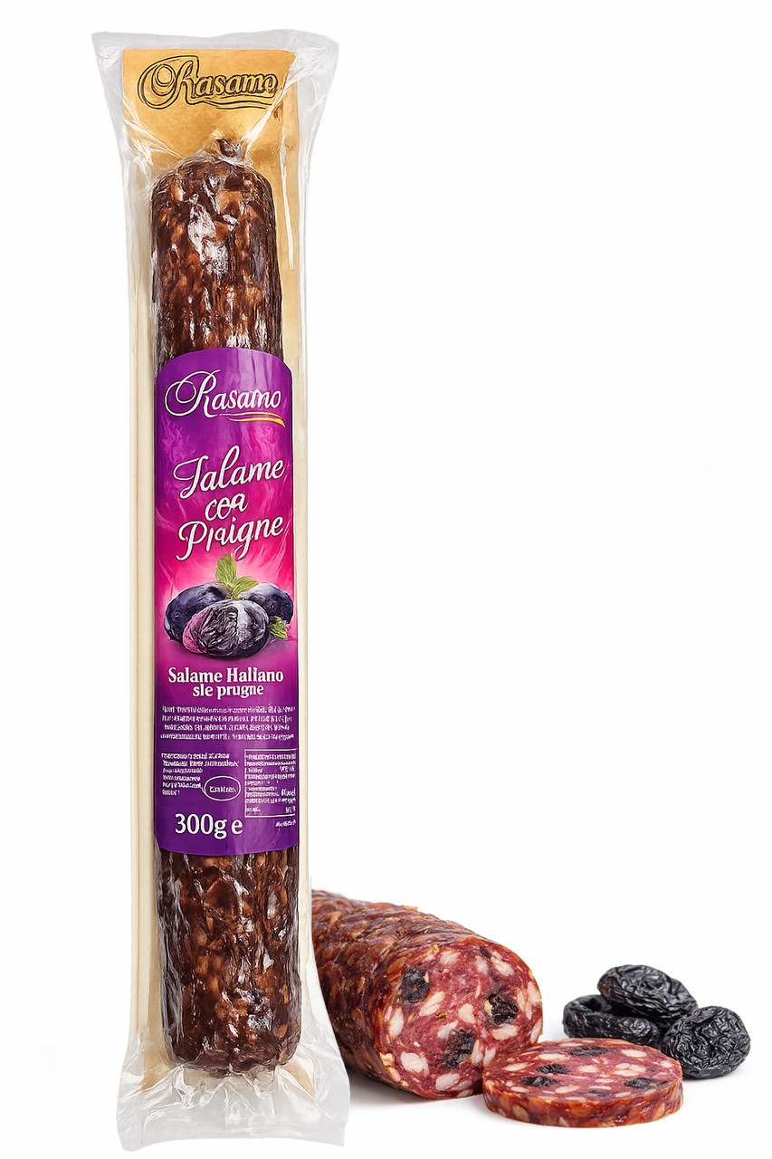 Ковбаса Салямі з Чорносливом Rasmo Salame con Prugne 300г Італія