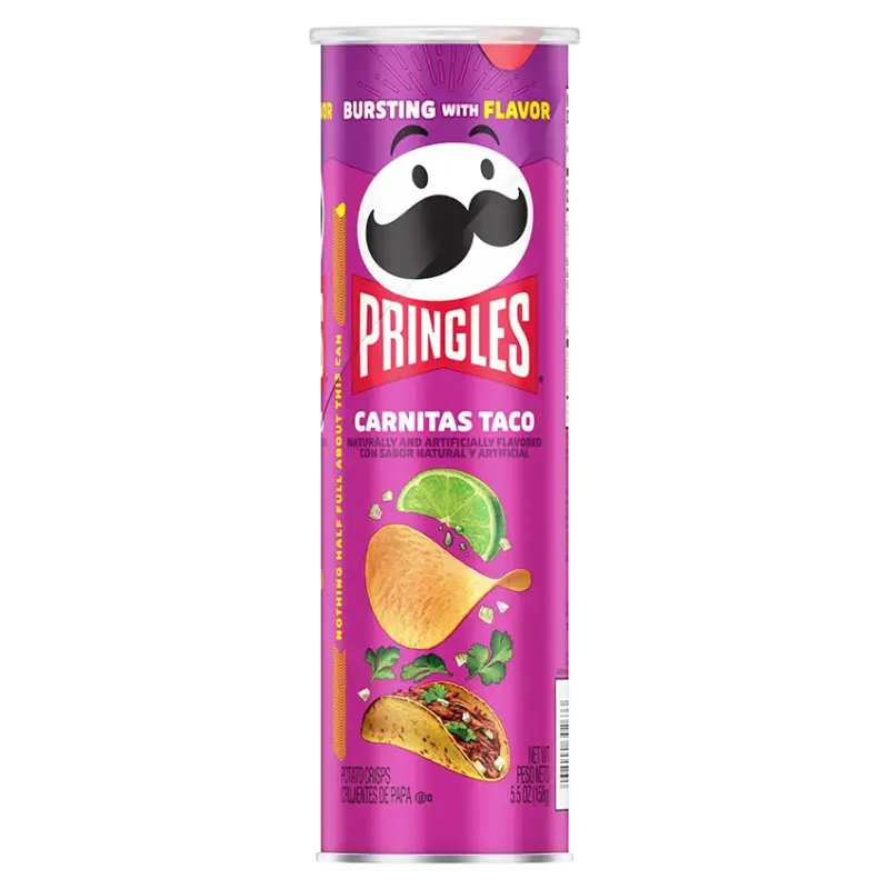 Чіпси мексиканський тако карнітас Pringles Carnitas Taco 158г