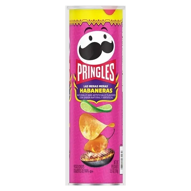 Чіпси мексиканський перець хабанеро на грилі Pringles Las Meras  Habaneras 158г