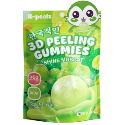 3D Желейні цукерки Зоряний Мускат K-Peelz 3D Peeling Gummies Shine Muscat 75г Корея