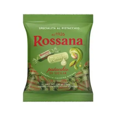 Цукерки карамель з фісташковою начинкою Rossana Pistacchio diSicilia 150г Італія