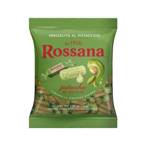 Цукерки карамель з фісташковою начинкою Rossana Pistacchio diSicilia 150г Італія