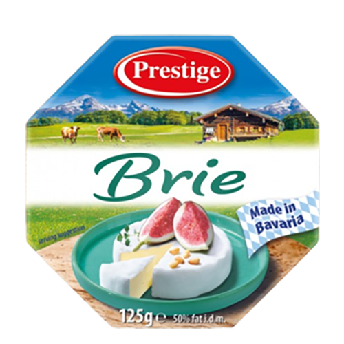 Сир із білою пліснявою Prestige Brie 125 г Німеччина