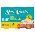 Тунець одним шматком в оливковій олії Mare ApertoTonno all Olio di Oliva (6х60 г) 360 г Італія
